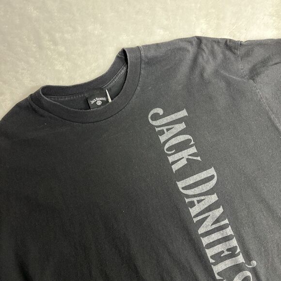 Jack Daniels Wrangler men’s size XL western bull Graphic Crew Neck - Picture 9 of 9